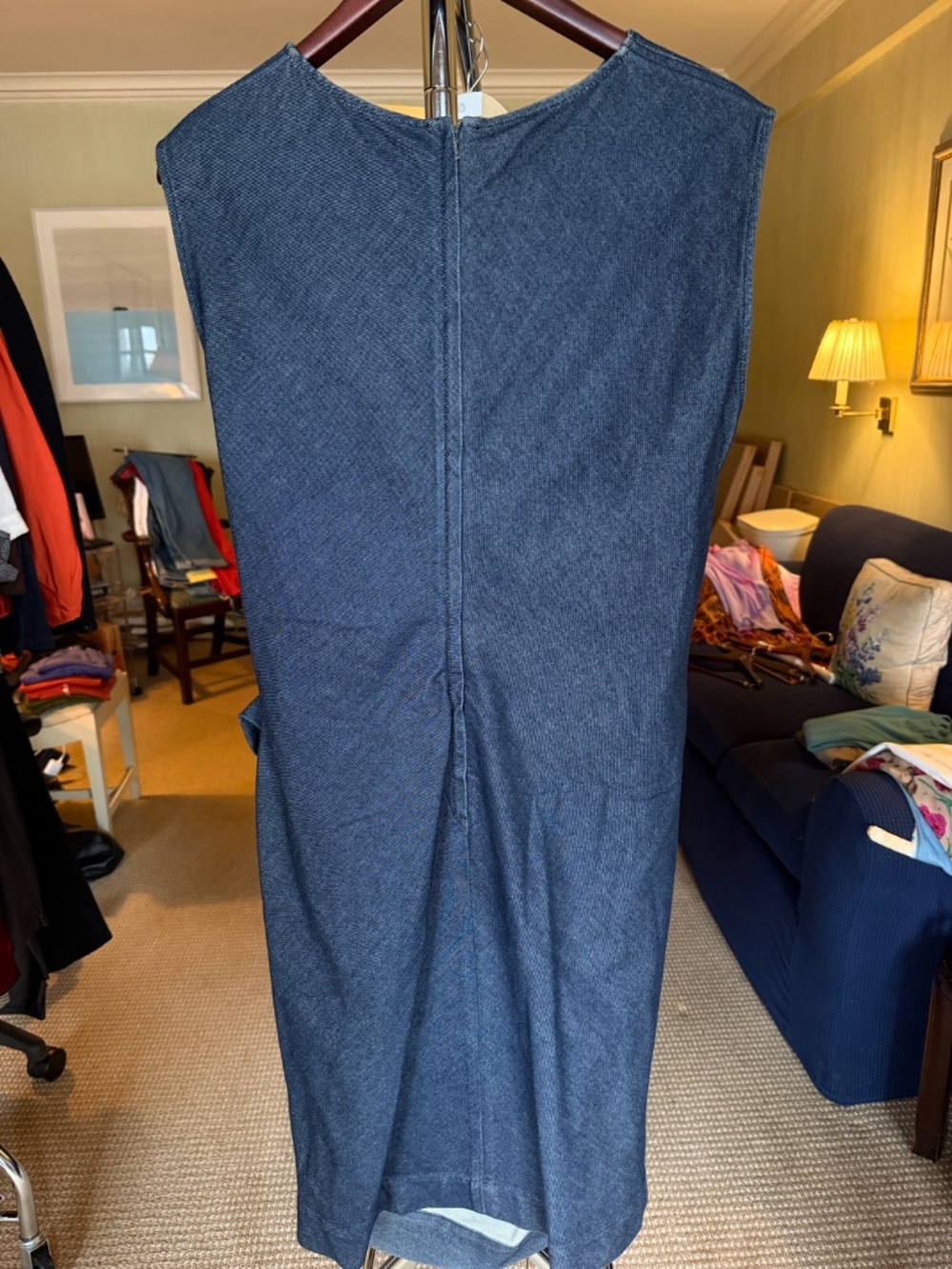 Vintage Lanvin x Acne Studios sleeveless denim dress - Picture 6 of 6